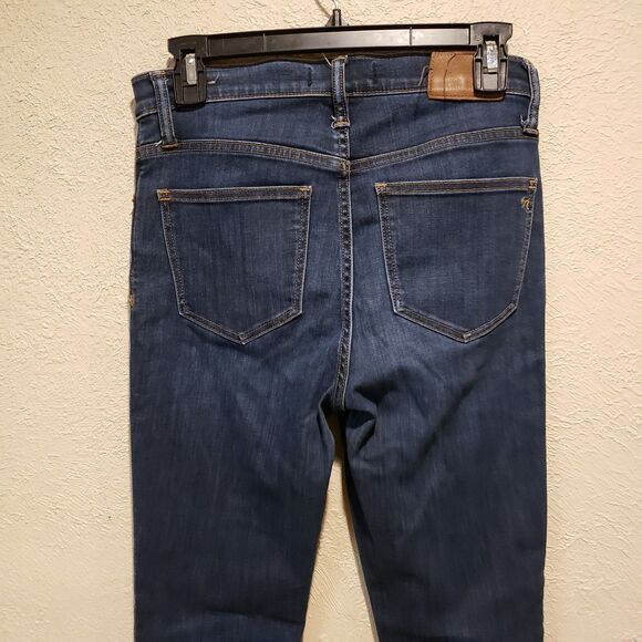 Madewell Jeans 26 9" High Rise Skinny Dark Wash Style - Picture 6 of 10